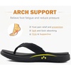 image:imageCOFACE Flip Flops for Women with Arch Support Beach Thong Sandals for Woman Adjustable Fashion Orthopedic Sandal OutdoorAll Black