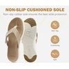 image:imageCOFACE Flip Flops for Women with Arch Support Beach Thong Sandals for Woman Adjustable Fashion Orthopedic Sandal OutdoorBeige
