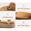 image:imageCOFACE Flip Flops for Women with Arch Support Beach Thong Sandals for Woman Adjustable Fashion Orthopedic Sandal OutdoorKhaki