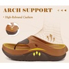 image:imageCOFACE Womens Orthopedic Thong Sandals After Sports Recovery Flip Flops With Comfortable Cushion Arch Support Plantar Fasciitis Relief Slip On Beach Shower Shoe Walking Sandalias de Mujer Size 611Khakibrown