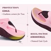 image:imageCOFACE Womens Orthopedic Thong Sandals After Sports Recovery Flip Flops With Comfortable Cushion Arch Support Plantar Fasciitis Relief Slip On Beach Shower Shoe Walking Sandalias de Mujer Size 611Pinkwinered