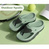 image:imageCOFACE Womens Orthopedic Thong Sandals After Sports Recovery Flip Flops With Comfortable Cushion Arch Support Plantar Fasciitis Relief Slip On Beach Shower Shoe Walking Sandalias de Mujer Size 611Dark GreenLight Green