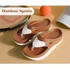 image:imageCOFACE Womens Orthopedic Thong Sandals After Sports Recovery Flip Flops With Comfortable Cushion Arch Support Plantar Fasciitis Relief Slip On Beach Shower Shoe Walking Sandalias de Mujer Size 611Khakiwhite