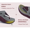 image:imageCOFACE Womens Orthopedic Thong Sandals After Sports Recovery Flip Flops With Comfortable Cushion Arch Support Plantar Fasciitis Relief Slip On Beach Shower Shoe Walking Sandalias de Mujer Size 611Greywinered