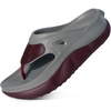 image:imageCOFACE Womens Orthopedic Thong Sandals After Sports Recovery Flip Flops With Comfortable Cushion Arch Support Plantar Fasciitis Relief Slip On Beach Shower Shoe Walking Sandalias de Mujer Size 611Greywinered