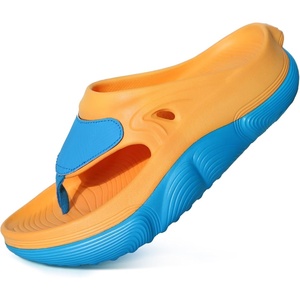 image:imageCOFACE Womens Orthopedic Thong Sandals After Sports Recovery Flip Flops With Comfortable Cushion Arch Support Plantar Fasciitis Relief Slip On Beach Shower Shoe Walking Sandalias de Mujer Size 611Orangeblue