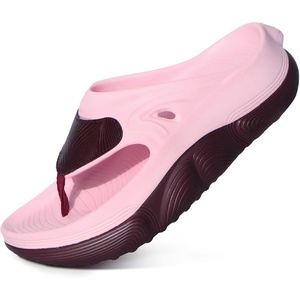 image:imageCOFACE Womens Orthopedic Thong Sandals After Sports Recovery Flip Flops With Comfortable Cushion Arch Support Plantar Fasciitis Relief Slip On Beach Shower Shoe Walking Sandalias de Mujer Size 611Pinkwinered