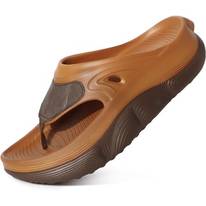 image:imageCOFACE Womens Orthopedic Thong Sandals After Sports Recovery Flip Flops With Comfortable Cushion Arch Support Plantar Fasciitis Relief Slip On Beach Shower Shoe Walking Sandalias de Mujer Size 611Khakibrown