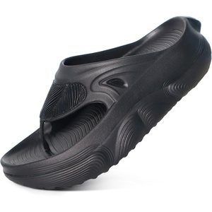 image:imageCOFACE Womens Orthopedic Thong Sandals After Sports Recovery Flip Flops With Comfortable Cushion Arch Support Plantar Fasciitis Relief Slip On Beach Shower Shoe Walking Sandalias de Mujer Size 611Black