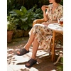 image:imageCOFACE Womens Flat Sandals Summer Beach 2026 Trendy Dressy Walking Sandals with Arch Support Outdoor Slides for Women Plantar Fasciitis Relif SlidesBrown