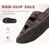 image:imageCOFACE Womens Flat Sandals Summer Beach 2026 Trendy Dressy Walking Sandals with Arch Support Outdoor Slides for Women Plantar Fasciitis Relif SlidesBrown