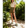 image:imageCOFACE Womens Flat Sandals Summer Beach 2026 Trendy Dressy Walking Sandals with Arch Support Outdoor Slides for Women Plantar Fasciitis Relif SlidesGreen