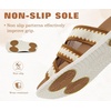 image:imageCOFACE Womens Flat Sandals Summer Beach 2026 Trendy Dressy Walking Sandals with Arch Support Outdoor Slides for Women Plantar Fasciitis Relif SlidesWhitekhaki