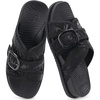 image:imageCOFACE Womens Flat Sandals Summer Beach 2026 Trendy Dressy Walking Sandals with Arch Support Outdoor Slides for Women Plantar Fasciitis Relif SlidesBlack