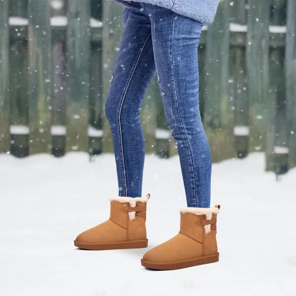 DKSUKO Women's Classic Waterproof Snow Boots Winter Boots