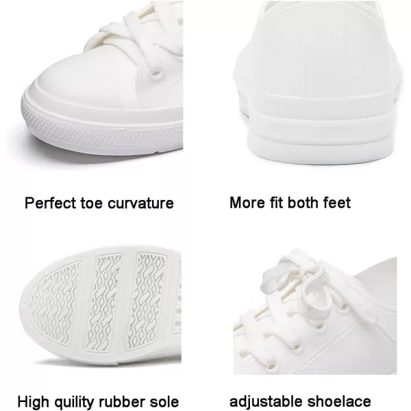 DKSUKO Women's Rain Boots Waterproof High Top Rain Shoes with Lace Up Anti-Slip Garden Shoes