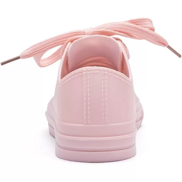 DKSUKO Women's Rain Boots Waterproof High Top Rain Shoes with Lace Up Anti-Slip Garden Shoes