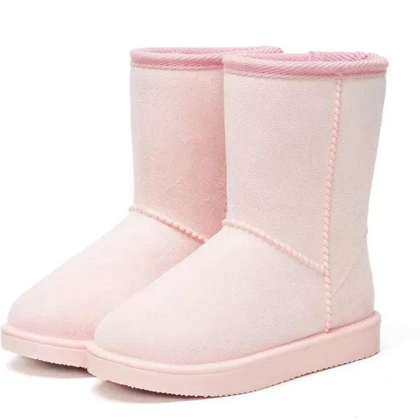 DKSUKO Kid 's Classic Waterproof Snow Boots Toddler Winter Boots