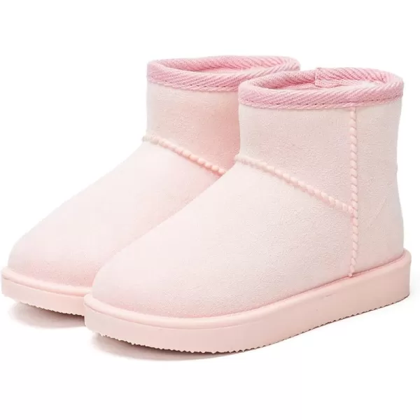 DKSUKO Kid 's Classic Waterproof Snow Boots Toddler Winter Boots