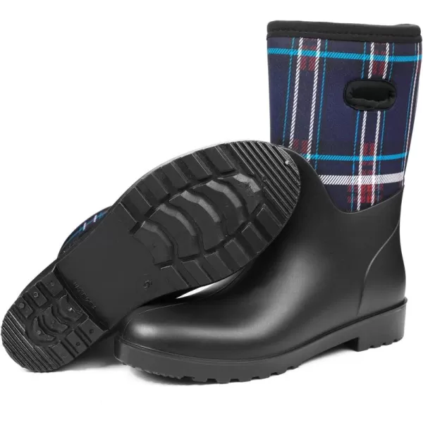 DKSUKO Women's Warm Snow Boots Waterproof High Performance Winter Rubber Rain Boots for Women