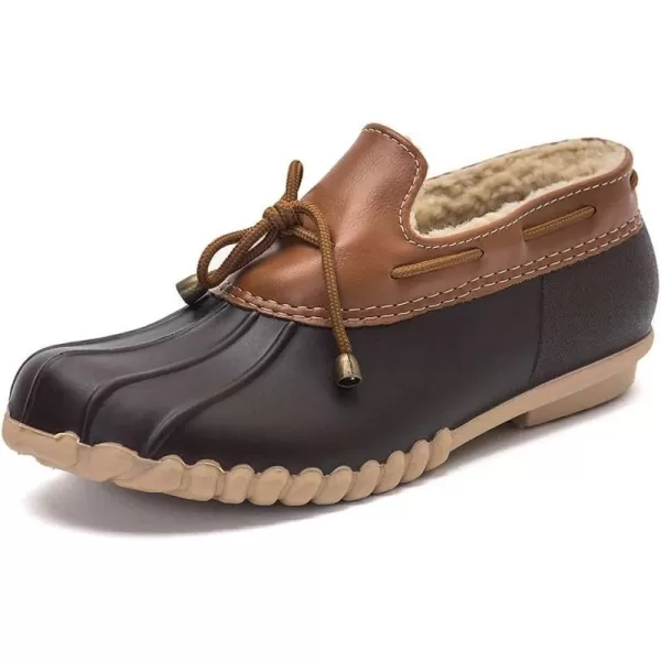 DKSUKO Women's Waterpoof Loafer Shoes Slip On Flat Duck Shoes