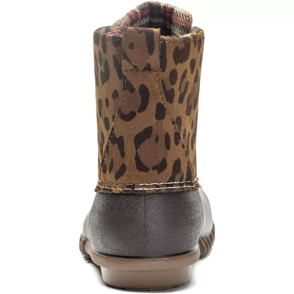 DKSUKO Women's Winter Duck Boots with Waterproof Zipper Rain Boots for Women