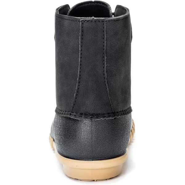 DKSUKO Women's Winter Duck Boots with Waterproof Zipper Rain Boots for Women