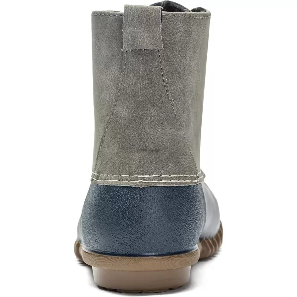 DKSUKO Women's Winter Duck Boots with Waterproof Zipper Rain Boots for Women