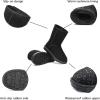 imageDKSUKO Kid s Classic Waterproof Snow Boots Toddler Winter BootsBlack