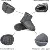 imageDKSUKO Kid s Classic Waterproof Snow Boots Toddler Winter BootsGrey Short