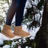 imageDKSUKO Womens Classic Waterproof Snow Boots Winter BootsChestnut Short