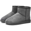 imageDKSUKO Womens Classic Waterproof Snow Boots Winter BootsGray Short