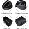 imageDKSUKO Womens Waterproof Garden Shoe Lightweight Rain Footwear with Comfort InsoleBlack