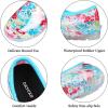imageDKSUKO Womens Waterproof Garden Shoe Lightweight Rain Footwear with Comfort InsoleBlue Flower