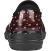 imageDKSUKO Womens Waterproof Garden Shoe Lightweight Rain Footwear with Comfort InsoleBrown and Small Dot