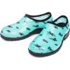 imageDKSUKO Womens Waterproof Garden Shoe Lightweight Rain Footwear with Comfort InsoleNavy Blue
