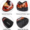 imageDKSUKO Womens Waterproof Garden Shoe Lightweight Rain Footwear with Comfort InsoleOrange Gradient
