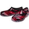 imageDKSUKO Womens Waterproof Garden Shoe Lightweight Rain Footwear with Comfort InsoleRed Flower