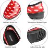 imageDKSUKO Womens Waterproof Garden Shoe Lightweight Rain Footwear with Comfort InsoleRed and Big White Dot