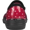 imageDKSUKO Womens Waterproof Garden Shoe Lightweight Rain Footwear with Comfort InsoleRed and Small White Dot