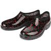 imageDKSUKO Womens Waterproof Garden Shoe Lightweight Rain Footwear with Comfort InsoleSmall Red Flower