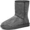 imageDKSUKO Womens Classic Waterproof Snow Boots Winter BootsGrey