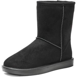 imageDKSUKO Womens Classic Waterproof Snow Boots Winter BootsBlack