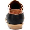 imageDKSUKO Snow Womens Waterpoof Loafer Shoes Slip On Flat Duck ShoeBlack No Fur