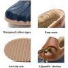 imageDKSUKO Snow Womens Waterpoof Loafer Shoes Slip On Flat Duck ShoeBlue