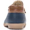 imageDKSUKO Snow Womens Waterpoof Loafer Shoes Slip On Flat Duck ShoeBlue