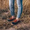 imageDKSUKO Snow Womens Waterpoof Loafer Shoes Slip On Flat Duck ShoeBrown No Fur