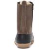 imageDKSUKO Womens Duck Boots witth Zipper Waterproof Winter Boots Snow BootsBlack B