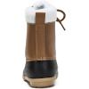 imageDKSUKO Womens Duck Boots witth Zipper Waterproof Winter Boots Snow BootsBlack F