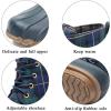 imageDKSUKO Womens Duck Boots witth Zipper Waterproof Winter Boots Snow BootsBlue Plaid B